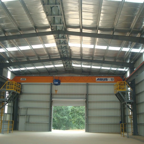 Workshop & Warehouse installed with various cranes
